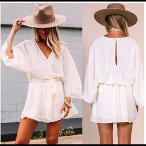 NWT Show Me Your Mumu Lo Romper Cream S